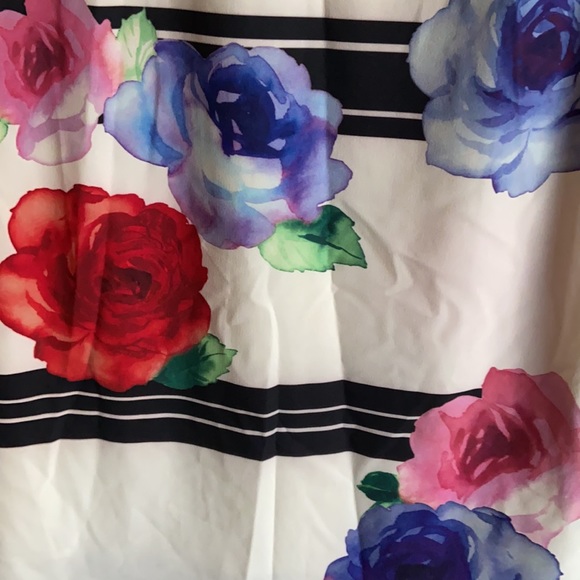 floral print shift dress - Picture 3 of 5